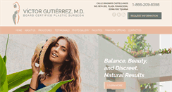 Desktop Screenshot of dr-victorgutierrez.com