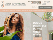Tablet Screenshot of dr-victorgutierrez.com